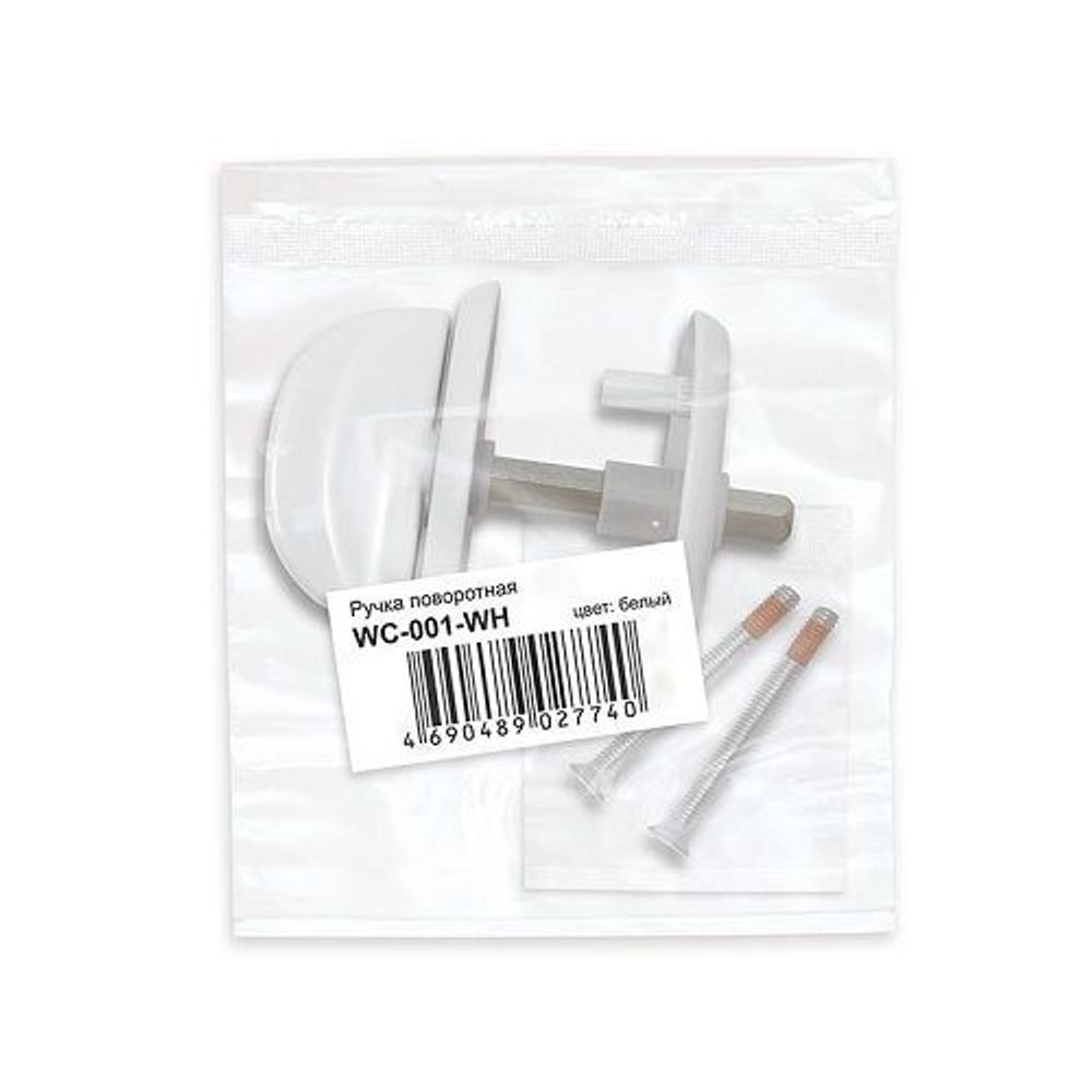 Ручка поворотная FUARO WC-001 WH белый /38145/