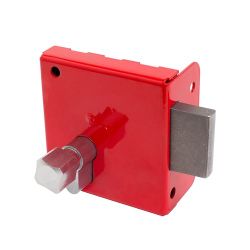 Замок накладной Птимаш ЗН1-1 красный