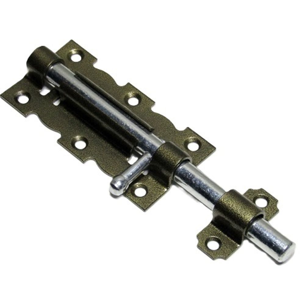 Задвижка дверная НОЭЗ ЗД-110 ст.бронза/цинк