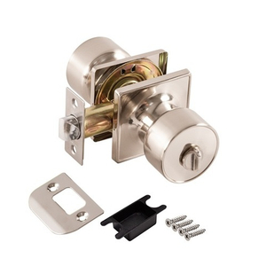 Ручка защелка PUNTO DK772 SN-BK (фик.) никель /58405/