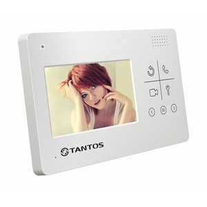 Монитор видеодомофона TANTOS Lilu lux VZ (белый) TFT LCD с 4,3" дисплеем, адаптированный