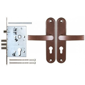 Замок врезной ПРОСАМ 78930 ЗВ4-31/55 3риг,без ц/м, без отв.планки