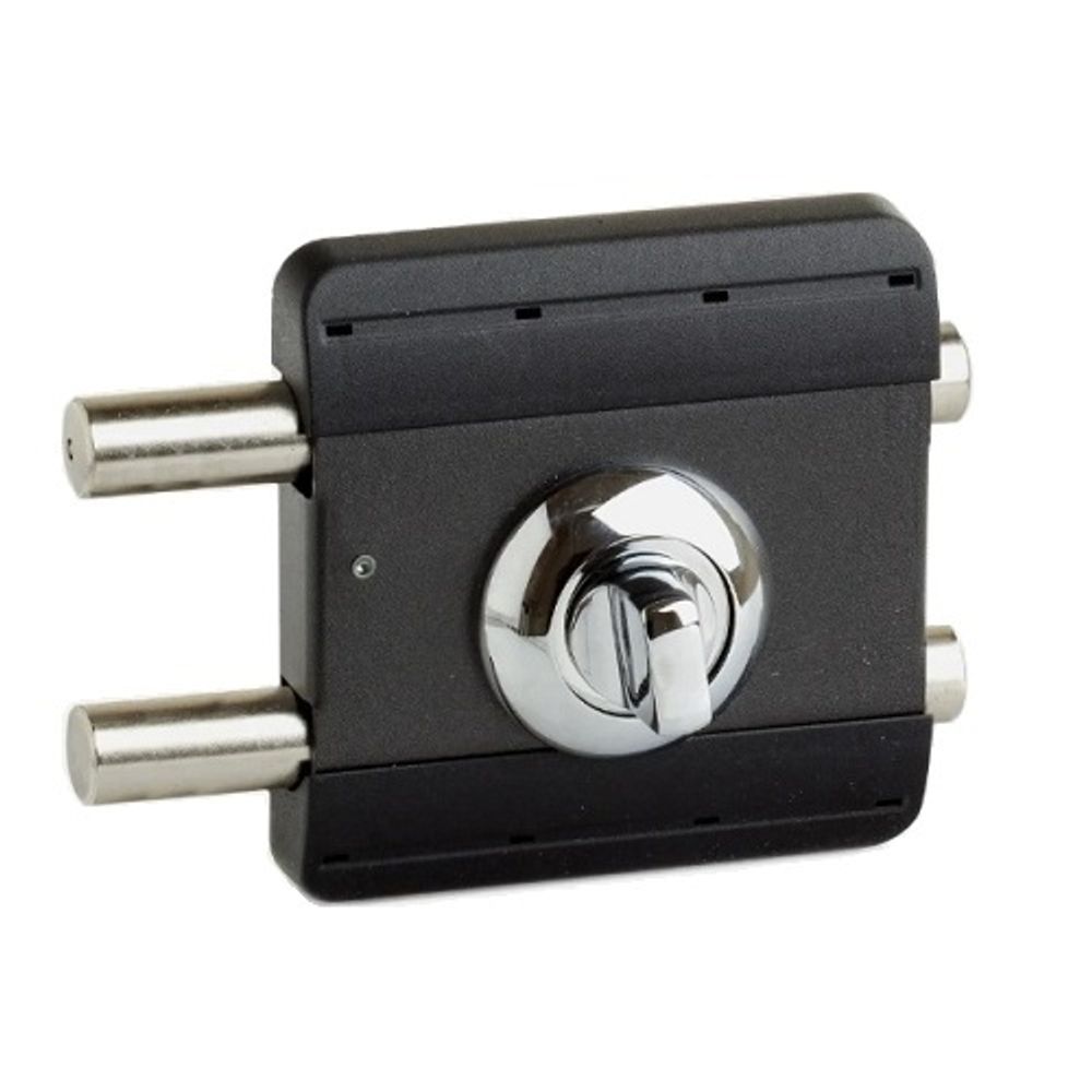 Замок накладной Поливектор-Барьер-Каре, Хром