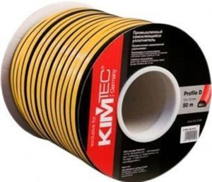 Уплотнитель KIM TEC профиль 8х2 мм SD-31X/4  черный, 200 м