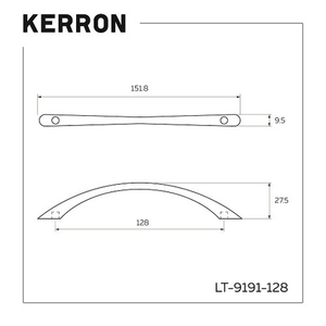 Ручка мебельная LT-9191-128 SC (матовый хром)