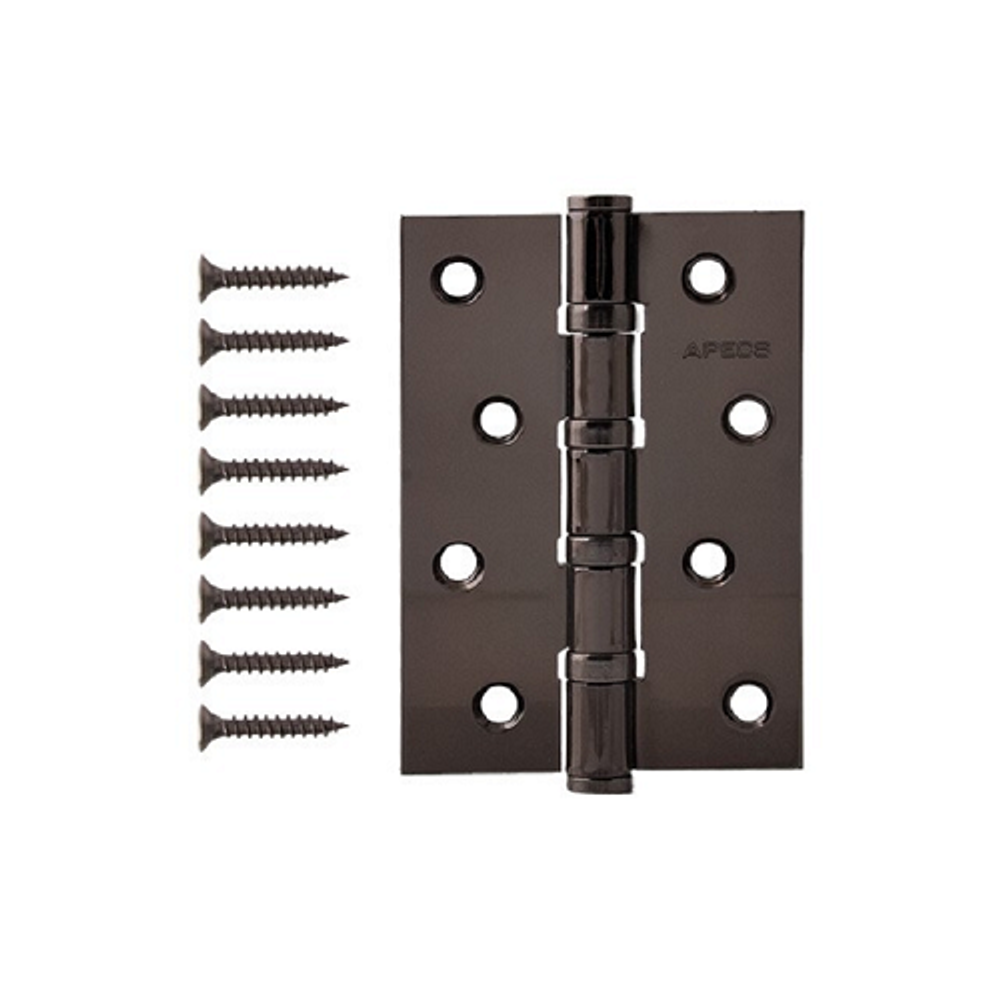 Петля дверная APECS 100x70-B4 Steel BN черный глянец (1 шт)