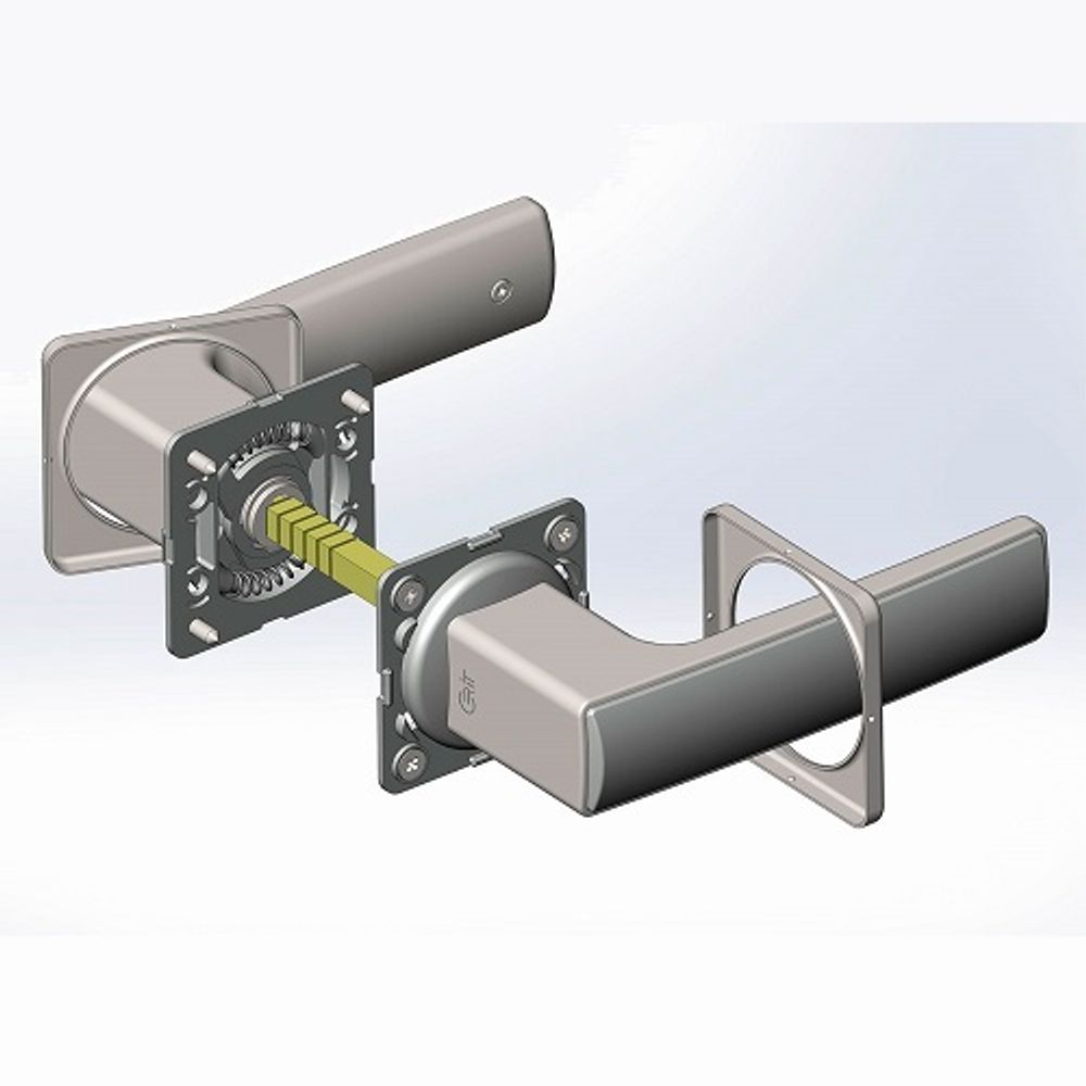 Ручка раздельная КРИТ-М РФ-К88 Чб черный