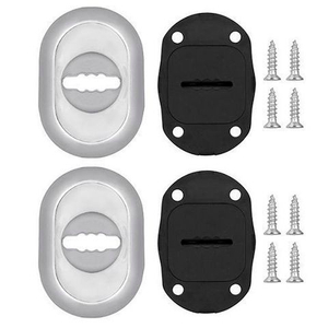 Накладка под сувальдный ключ FUARO ESC-13S с автомат. шторками CP-8 хром /37477/ (1 шт)