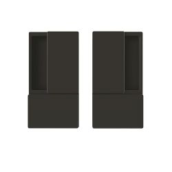 Ручка для раздвижных дверей AGB WAVE без запирания B30000.01.93 (черный)