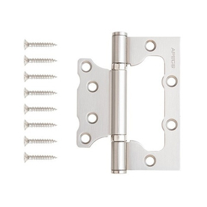 Петля дверная накладная APECS 100х75х2,5-B2 Steel NISM супер. мат.никель (1шт)