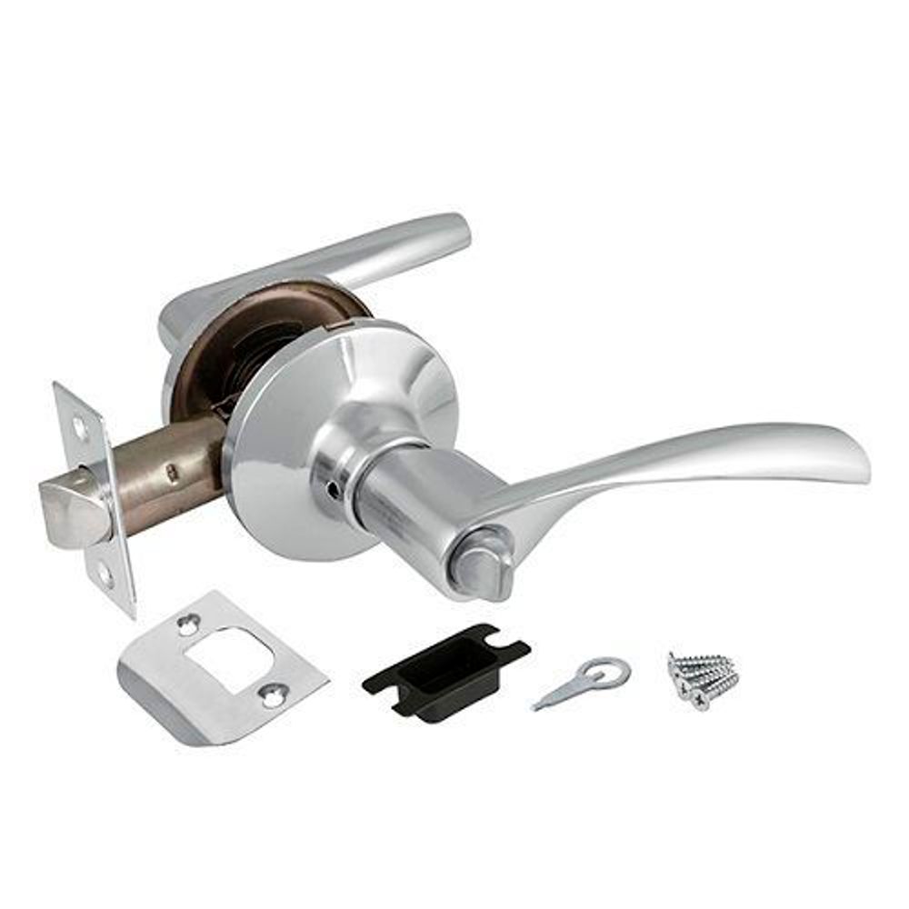 Ручка защелка AJAX 6010 CP-B (фик.) хром