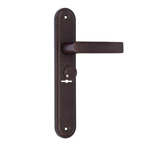 Ручка дверная МЕТТЭМ для ЗВ9 902 НР 0501 (плоская) с пружиной медн.антик /23787/