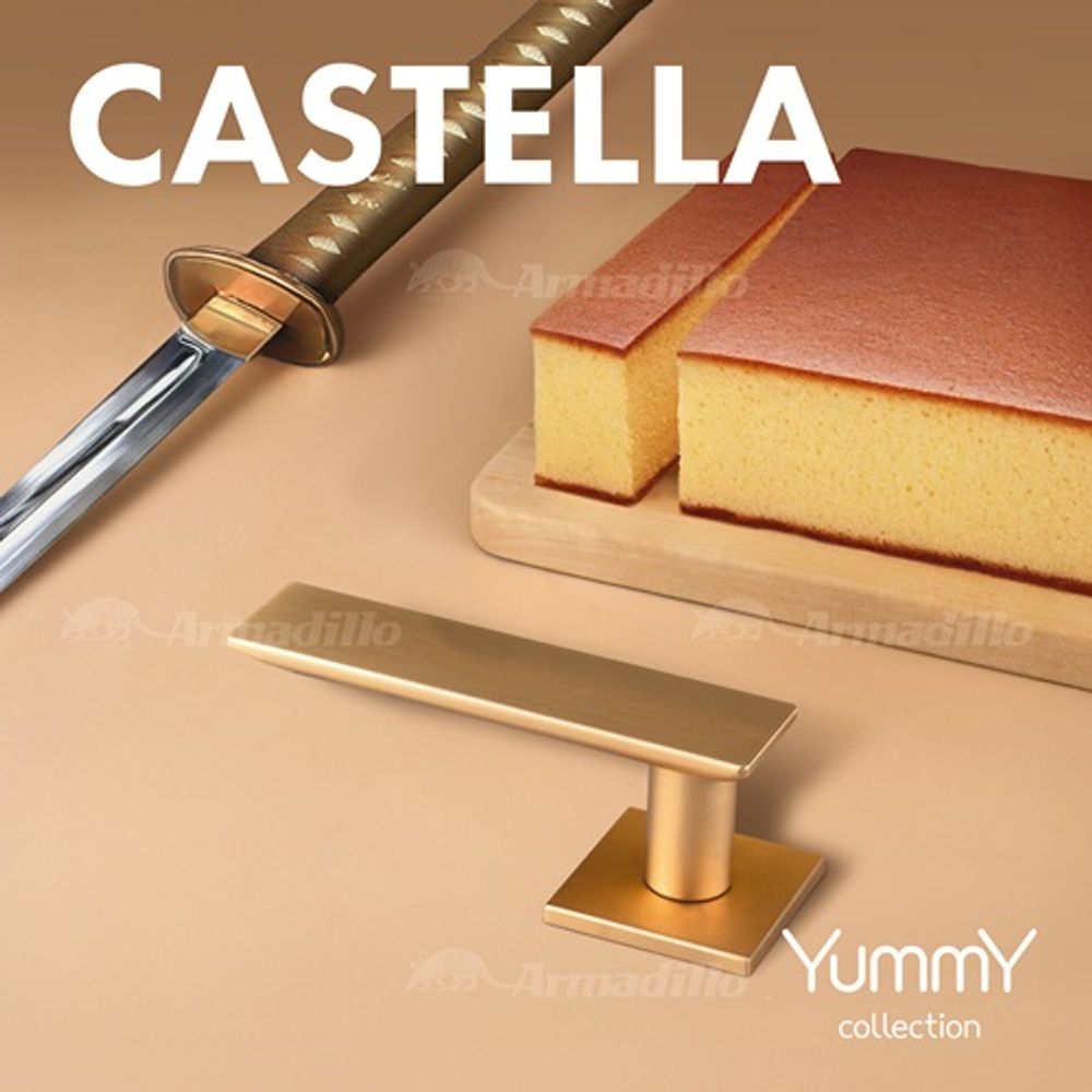 Ручка раздельная ARMADILLO CASTELLA K.YM BL-26 черный /62179/