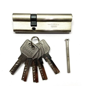 Цилиндровый механизм перфорированный ключ-ключ C65/35 мм DAMX SN мат.никель