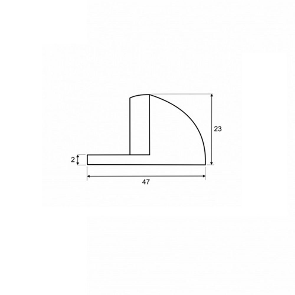Упор дверной VETTORE 002 SN мат.никель