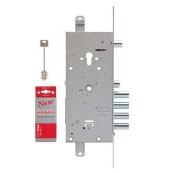 Замок врезной двухсистемный CISA NEW CAMBIO FACILE 57.985.48 с блок. от сув. мех-ма кл. 44 мм /7045/