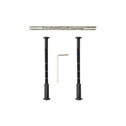 Ручки на планке AVERS HP-85.0423-BLM черный