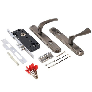 Замок врезной БУЛАТ ЗВ4-3.03.03 НОМОС графит