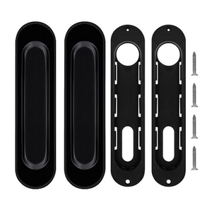 Ручки для раздвижных дверей PUNTO Soft LINE SL-010 BL черный /43505/