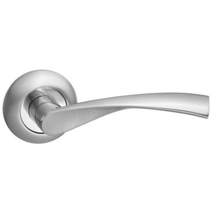 Ручка дверная RENZ 10-08 SN "Парма" (никель матовый)