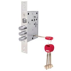 Замок врезной сувальдный KALE KILIT 442/L