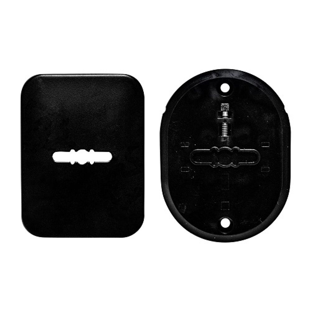 Декоративная накладка AJAX ESC S MD с авт. шторкой BL-24 черный /60625/