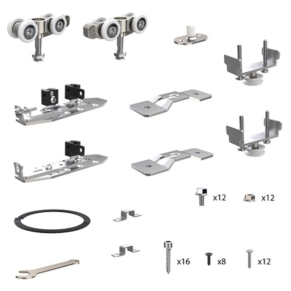 Комплект для раздвижных профильных дверей ARMADILLO SLD.Comfort-PRO SET 4 PROF synchron/80 /59261/