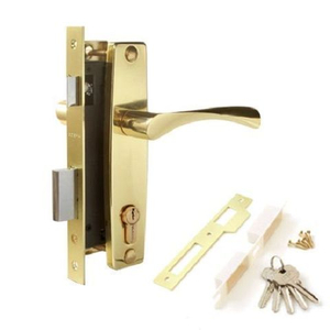 Замок врезной APECS 1323/60 G золото