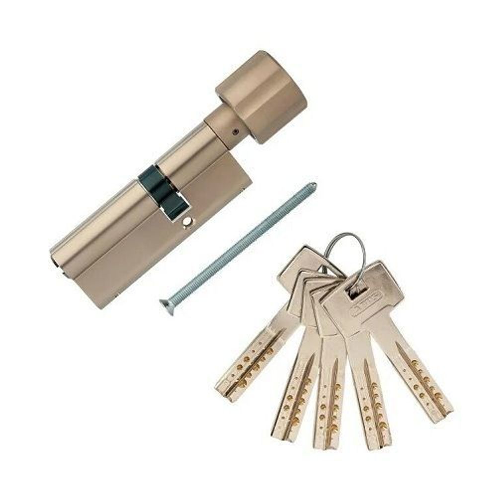 Цилиндр ABUS M12R430 ключ/вертушка 50-40 (90 мм ) NI