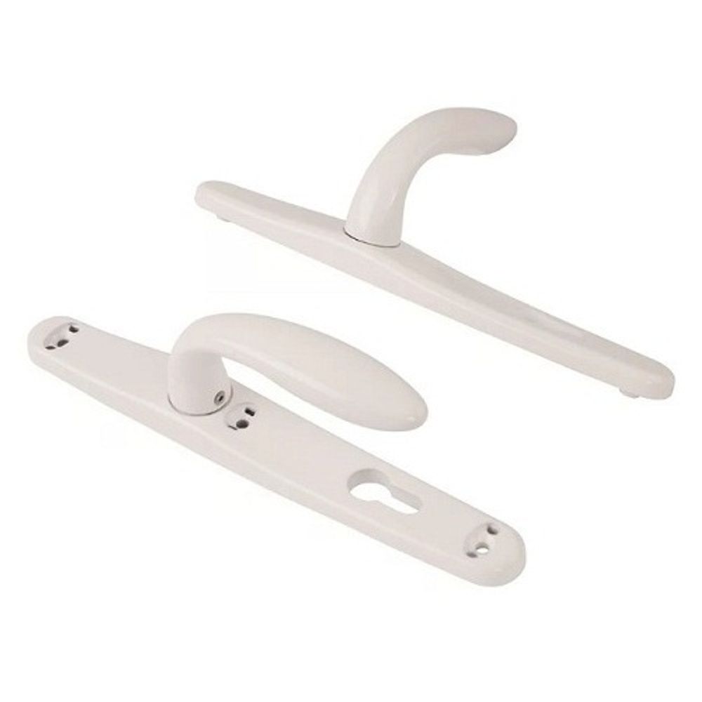 Нажимной гарнитур STUBLINA 1026.00.310 Е=85 мм белый (RAL 9016)