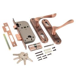 Замок врезной АЛЛЮР 127/1 AC ст.медь