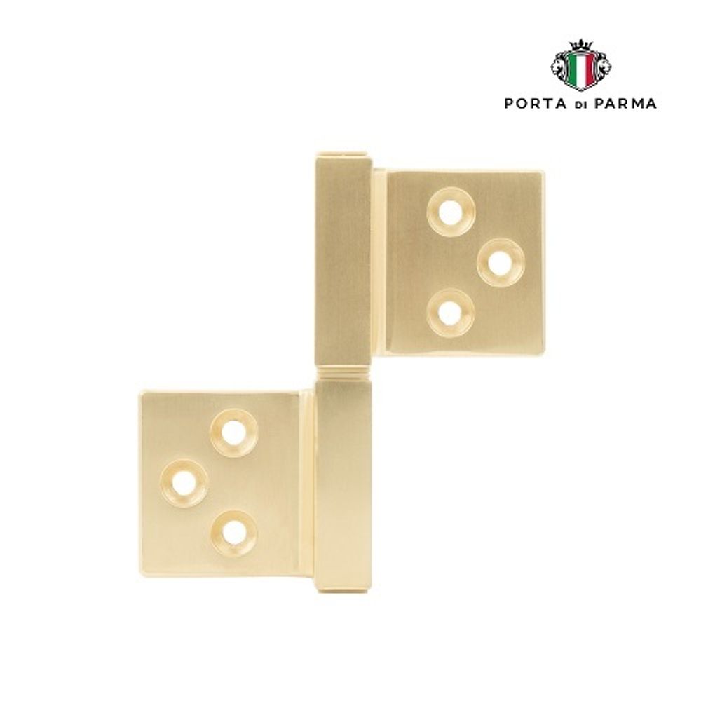 Петля универсальная флажковая PORTA DI PARMA SG мат. золото