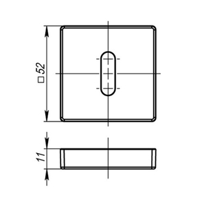 Накладка ARMADILLO NORMAL PS USQ BB-17 корич.бронза /36435/