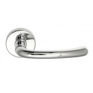 Дверная ручка на круглом основании Fratelli Cattini "ISEO" 7-CR полированный хром