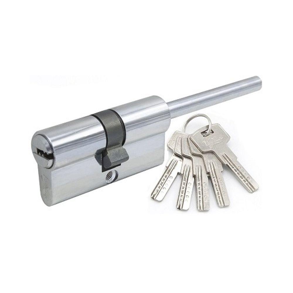 Цилиндровый механизм со штоком VANTAGE ZL85 (55x30) CP хром 5 кл.