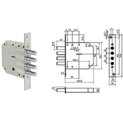 Замок врезной REX 2.1