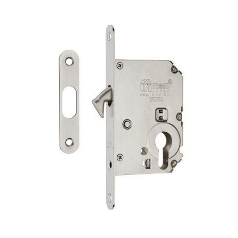 Замок для раздвижных дверей MS-50 SN