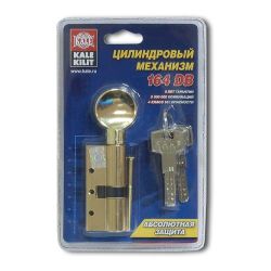 Цилиндровый механизм с вертушкой KALE KILIT 164 DBM-E/70 (30+10+30) латунь 5кл. /26553/