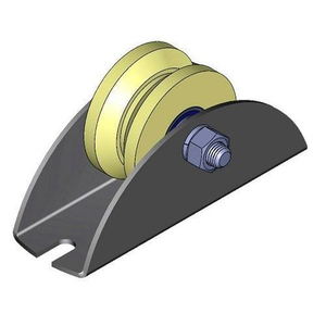 Ролик капролон d-70 под угол на платформе