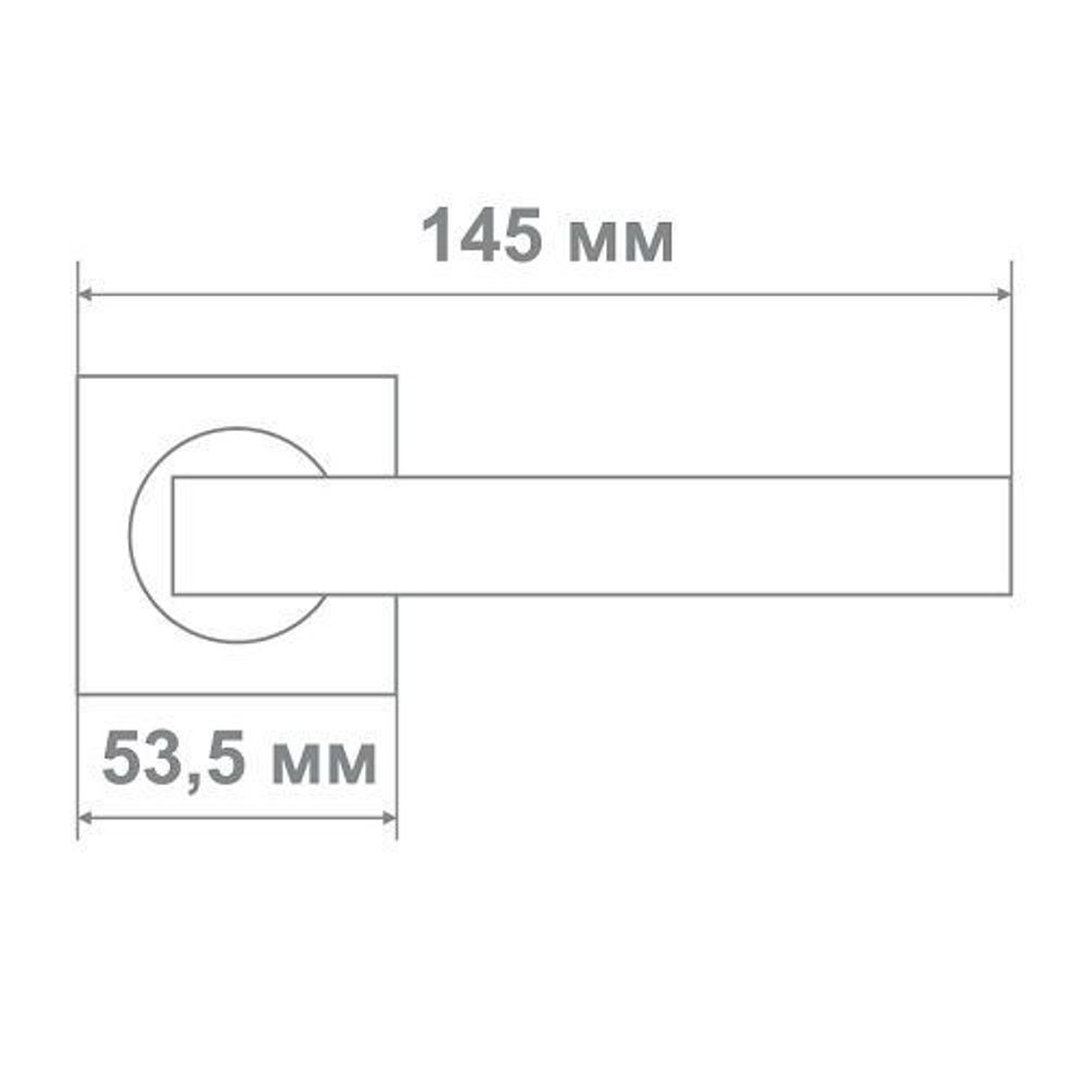 Ручка Медио L09-169 RSC/CP мат.никель/хром