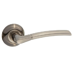 Ручка дверная PUERTO AL 515-08 BN/SN (черный никель/никель)