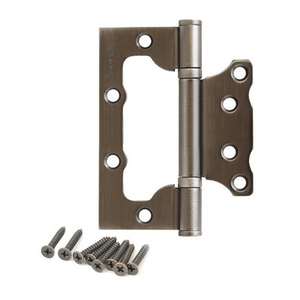 Петля дверная накладная APECS 100х75х2,5-B2 Steel GRF графит (1 шт)