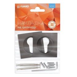 Накладка под цилиндр FUARO ET KM GR-23 графит /40021/