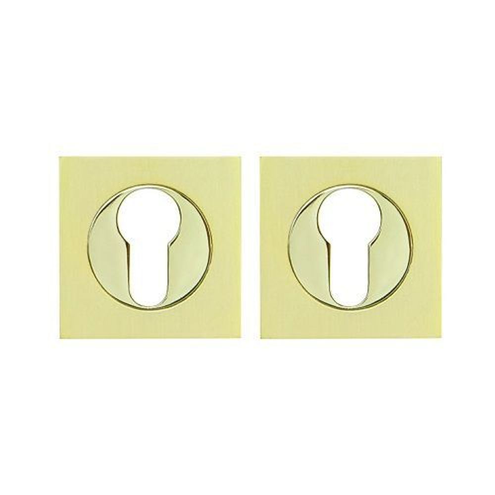 Накладка под цилиндр FUARO ET KM SG/GP-4 мат.золото/золото /23693/