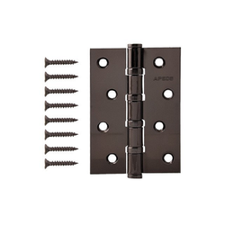 Петля дверная APECS 100x70-B4 Steel BN черный глянец (1 шт)