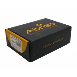 Ручка раздельная ABRISS R21.190 MBP/WH черный матовый/белая вставка