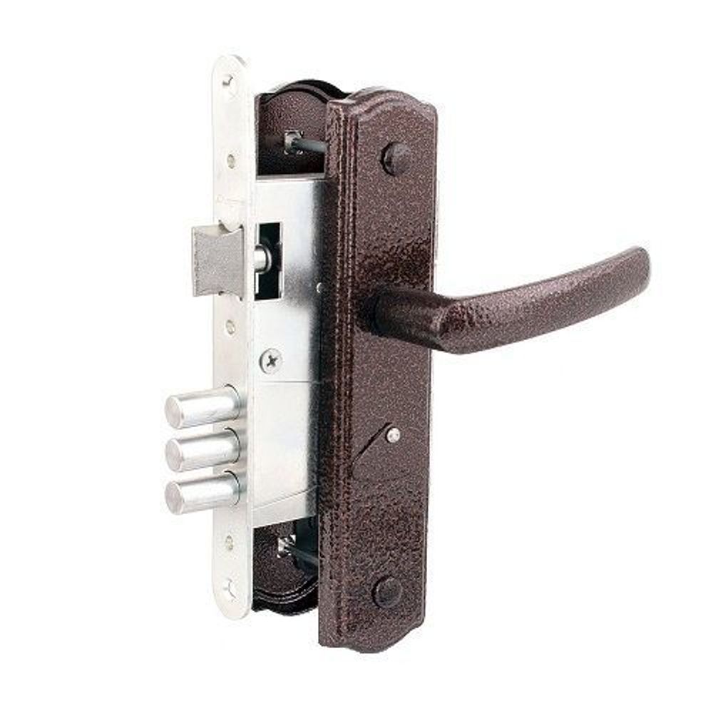 Замок врезной сувальдный Avers ЗВ9-4-1-4 (медь)