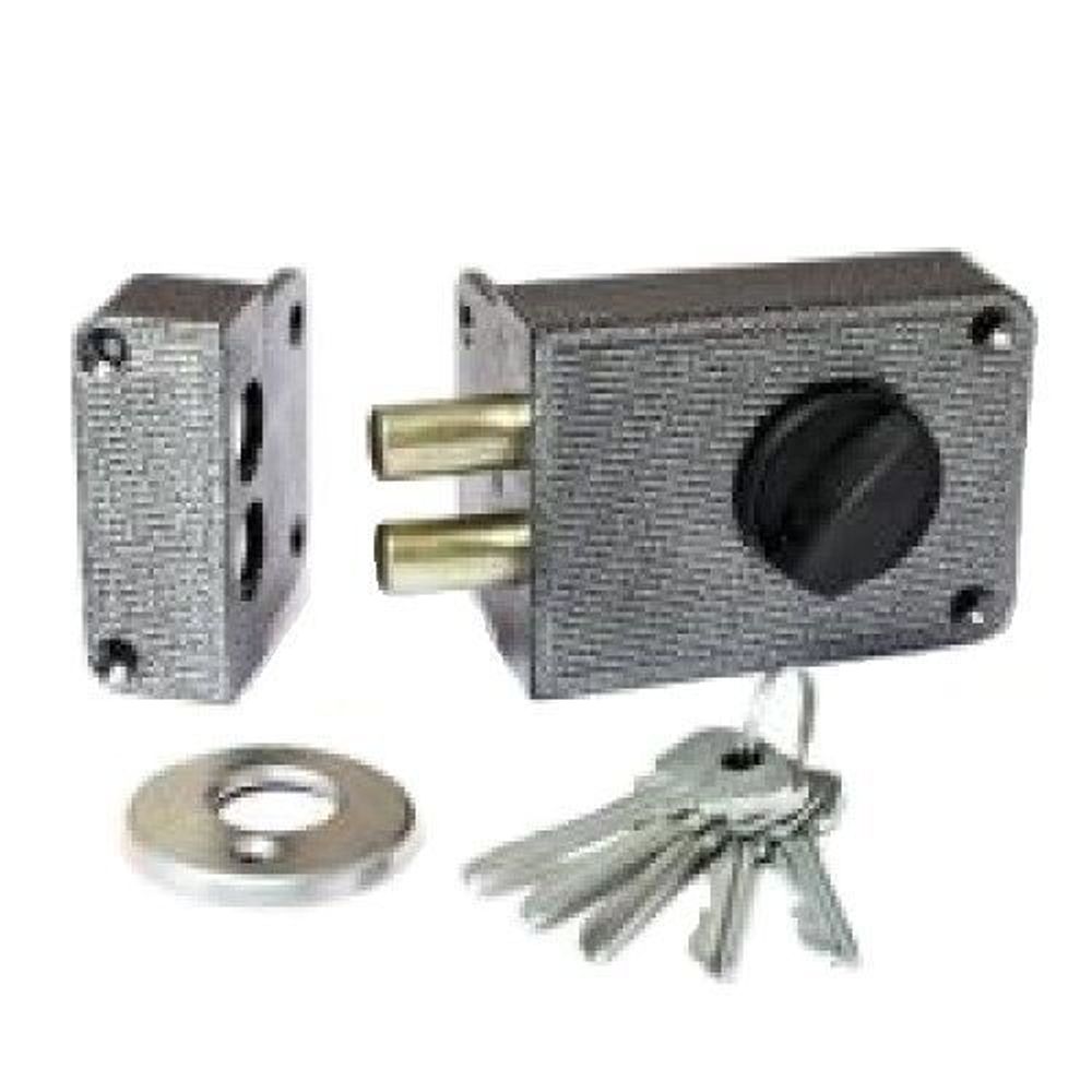 Замок накладной ЗЕНИТ ЗН1-3 серебро /34875/