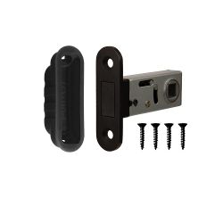 Защелка врезная магнитная PUNTO ML50-8 BL-24 черный /61129/