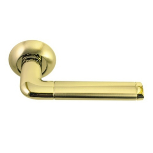 Ручка дверная PALLINI "Пантеон" PAL-240-H SG/GP (матовое золото)